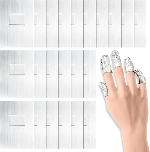 Hi Pansy Nail Foil Wraps Gel Polish Remover Foils Acrylic Tin Soak