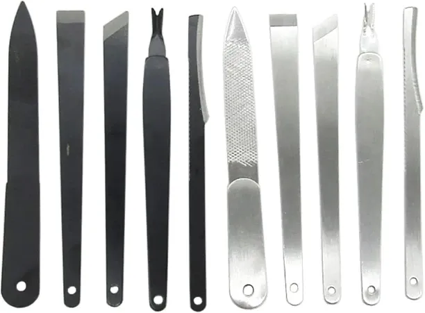 Hi Pansy Pedicure Set for Feet, 10 Pcs Ingrown Toe Nail Correction Nippers Clipper Remover Professi…