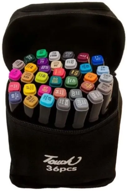 36 Pieces Bulk Art Markers Double Headed Alcohol Oil Markers