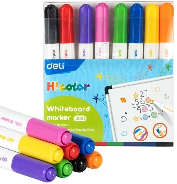 deli Whiteboard Markers - 8pcs