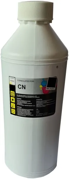 Generic 1L Bottle of Quality Ink - Ink Refill for ALL major Inkjet Printers - Black 0 ml Marker Ref…