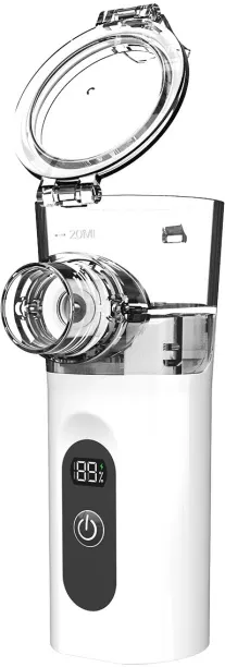Bloo Smart Digital Display Portable Nebulizer for Adults and Kids Half Mask
