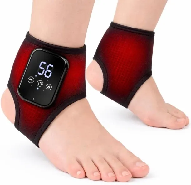 NIUKEZHU 2 PCS Cordless Ankle Massager for Pain Relief, Foot Massager for Neuropathy, Ankle Heating…