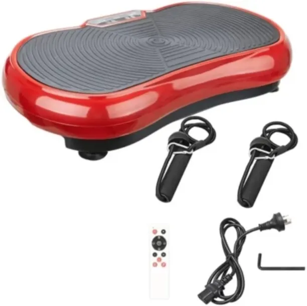Generic Whole Body Vibration Machine with Remote Control and Resistance Bands Vibration Massager