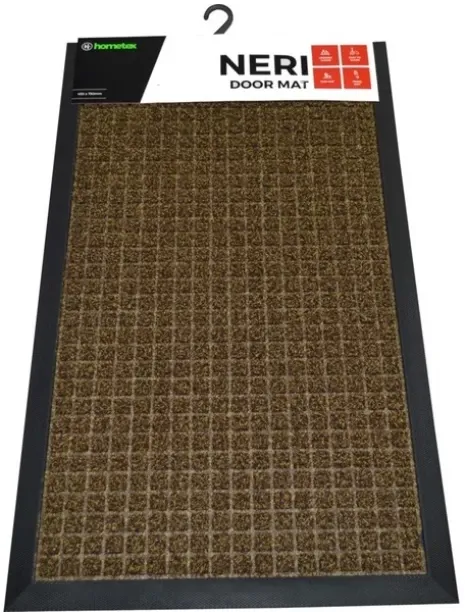 Unique Neri Deco Door Mat Brown 750 x 450 x 12 mm Door Mat