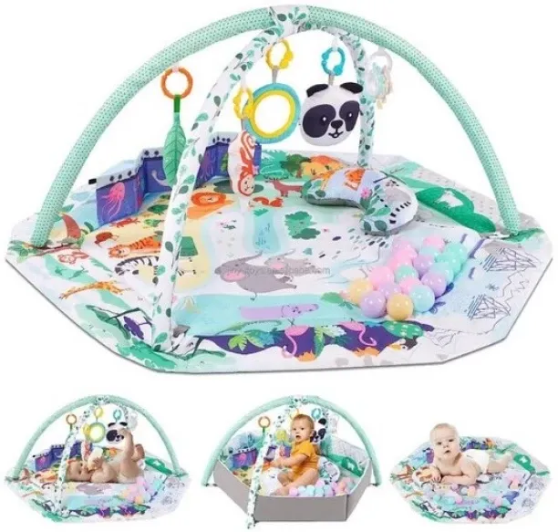 Baby Activity Gym Play Mat And Ball Pit With 18 Balls Baby Play Mat