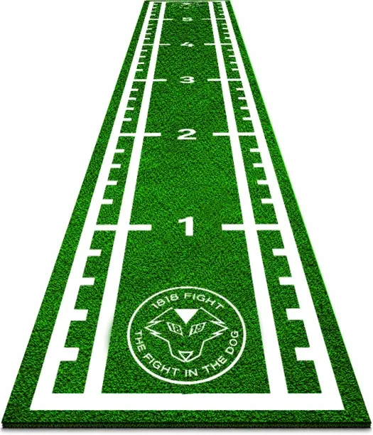 1818 Fight High Performance Turf - Pro Grade - 1 m WIDE - Sled Push & Pull Gym Track - 6M Floor Mat