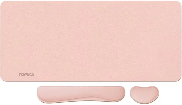 Topika Mouse Pads With Wrist Support,Extra Large Gaming Mousepad Set Desk Mat