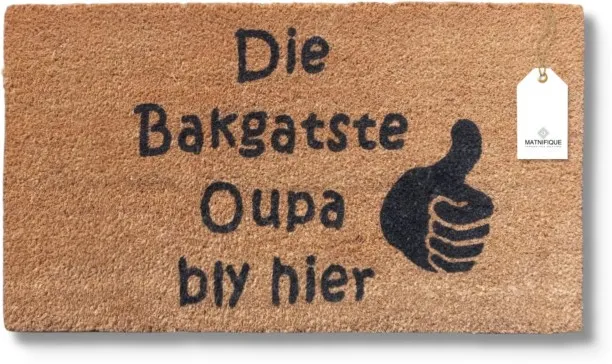 Matnifique Bakgat Oupa Door Mat