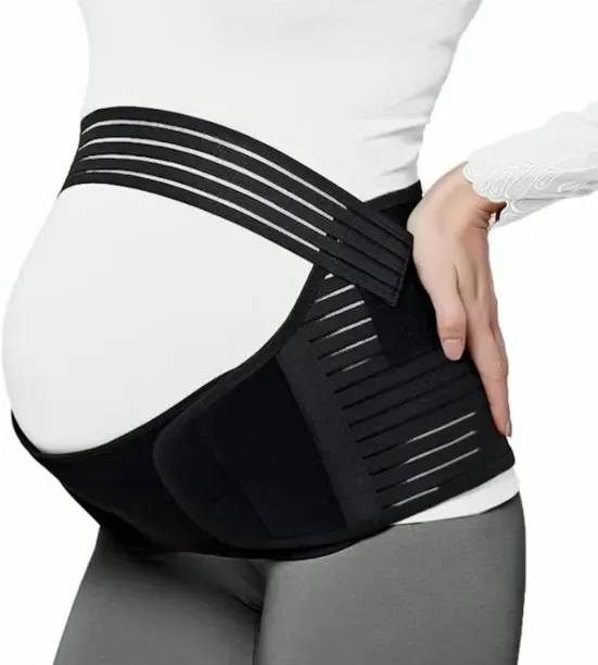 Maternity Support Belt, 4-in-1 Adjustable Pregnancy Belly Band, Belly Support Brace Maternity Belly…