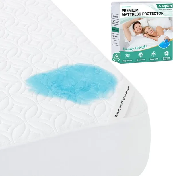 Topika Fitted King Size Polyster Polyster Mattress Protector