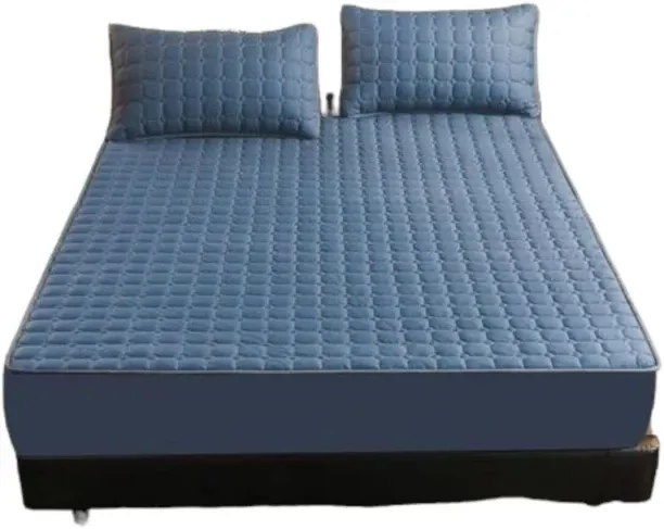 SMTE Mattress Topper Queen Size Polyester Polycotton Polyster Mattress Protector