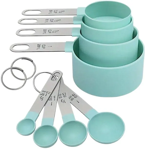 Lamora 8PCS Measuring Spoon Measuring Cup Set