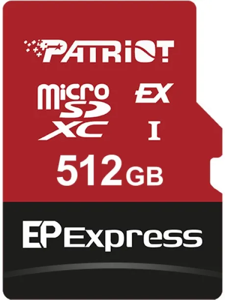 Patriot EP Series MicroSD Express 512 GB  Memory Card