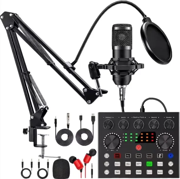 Generic Recording Condenser Microphone Set Microphone