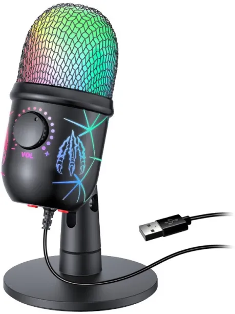 Solala 2 pcs condenser microphone, USB condenser microphone computer recording mobile phone live br…