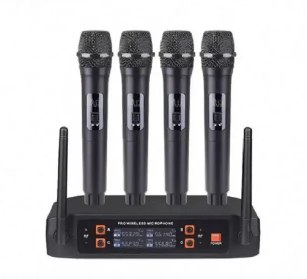 Deals online 4 Piece Wireless Vocal Microphone Set Microphone