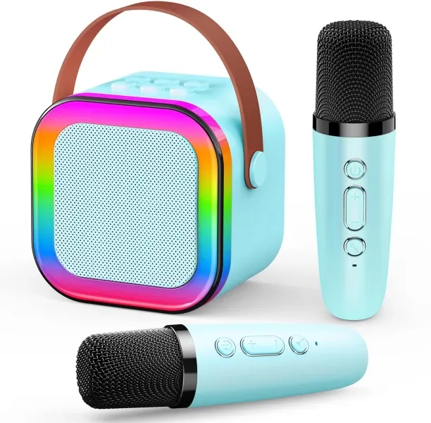 marevic Karaoke Machine 2 Microphones, Birthday Gifts for Girls Toys Microphone