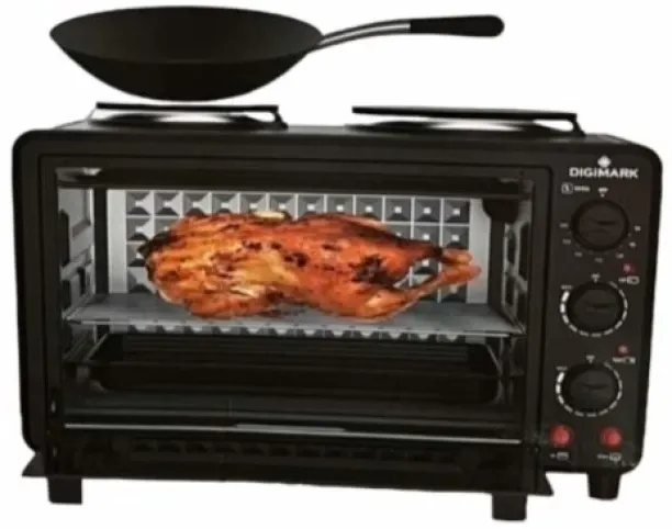 Digimark Digimark 32 Litre Electric Oven with 2 Solid Hot Plates 32 L Inverter Microwave Oven