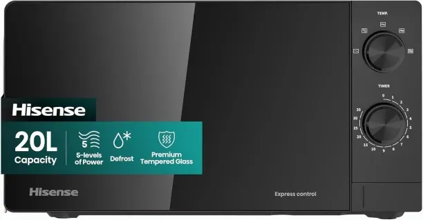 hisense H20MOBS14 Manual 20 L Solo Microwave Oven