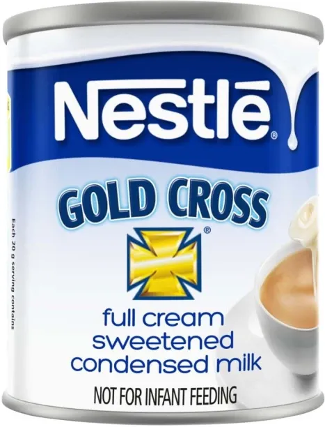 Nestle Gold Cross Full Cream Sweetened Condensed Milk, Plain Flavour