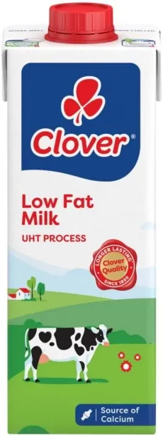 Clover Low Fat Milk Long Life, Plain Flavour