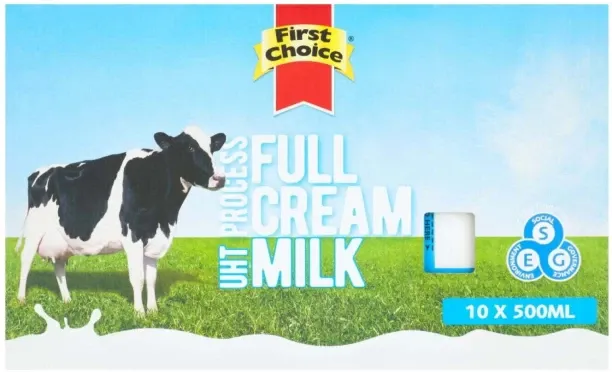 First Choice Full Cream Long Life Milk, Mo Flavour Flavour