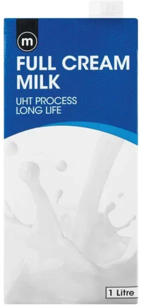 M Full Cream Milk - UHT Process Long Life, Plain Flavour