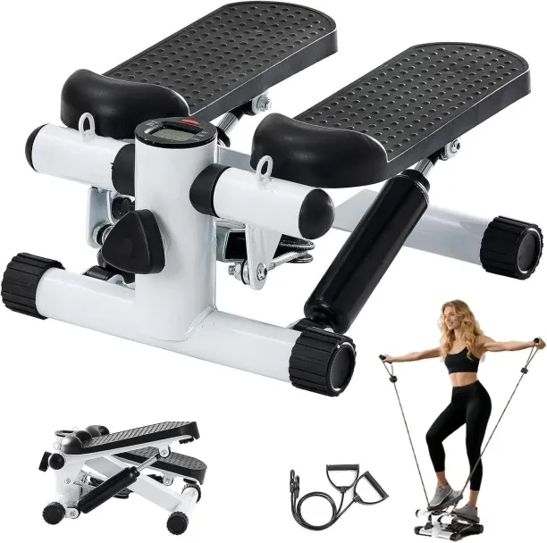 LEMON Steppers for Exercise at Home, Mini Stepper with Resistance Bands, Hydraulic Fitness Stepper …