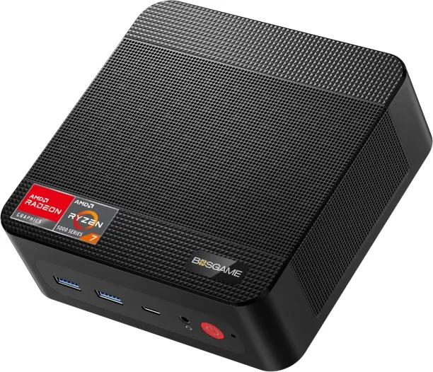 BOSGAME P4-5700U-16G-512G - Windows 11, 5700U, Ryzen 7, 16 GB DDR4, 512 GB SSD Mini PC