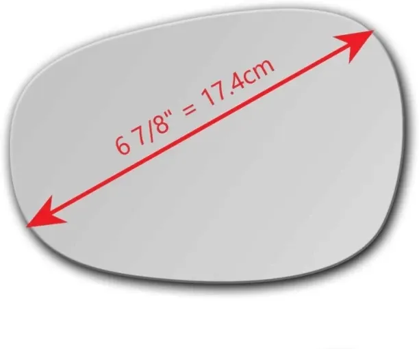 FITUMI OEM CONVEX CAR MIRROR GLASS ONLY Manual Passenger Side For BMW BMW 128I