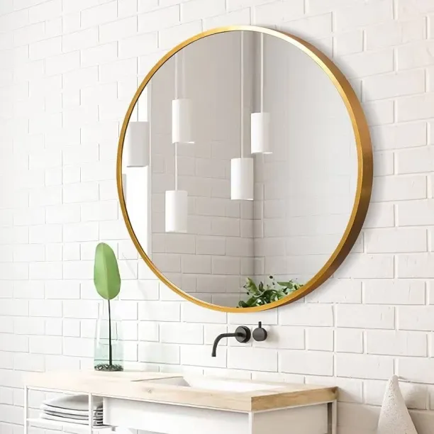 butelezi bathroom mirror40 cm Round gold frame Bathroom Mirror