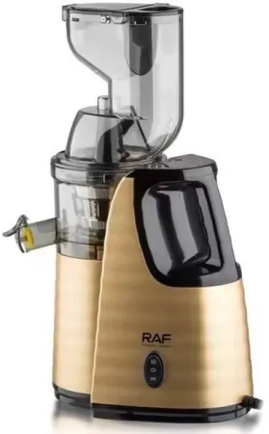 2likealot RAF RAF 150W Slow Press Juicers 150 W Juicer (1 Jar, Gold & Black)