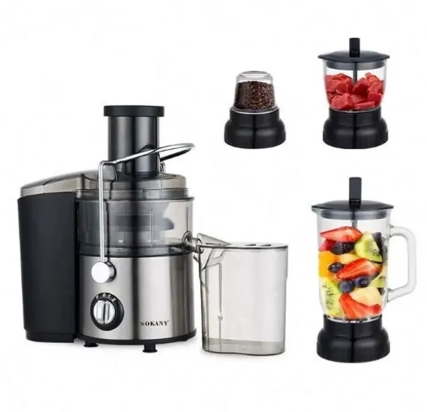 SOKANY Juicers Extractor Machine 800w Strong Motor Blenders And Juicers Machine Orange Juicers 4 In…