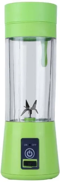 SpSp 380ml Portable Electric Blender, USB Rechargeable Smoothie Blender - Green 50 W Juicer (1 Jar,…