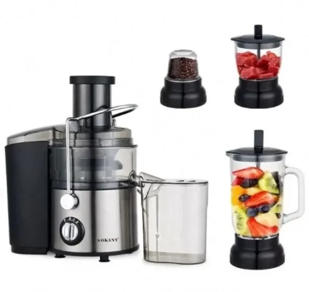 SOKANY Juicers Extractor Machine 800w Strong Motor Blenders And Juicers Machine Orange Juicers 4 In…