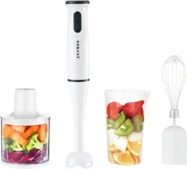 Sokany SK-1715-4 4 in 1 Multifunction Hand Blender Set 600 W Hand Blender