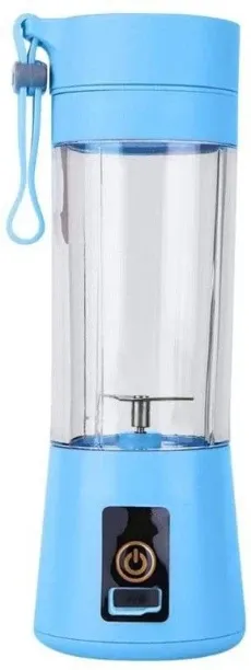 SpSp 380ml Portable Electric Blender, USB Rechargeable Smoothie Blender - Blue 50 W Juicer (1 Jar, …