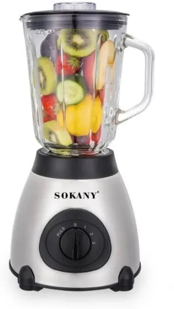 SOKANY Electric Food Mixer Blender Kitchen Appliance Commercial 1.5L Juicer Blender 260 W Juicer (2…