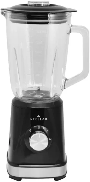 Stellar Jug Blender 500 W Juicer Mixer Grinder (1 Jar, Black)
