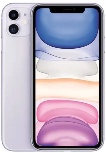 Pre-Owned -  Apple iPhone 11 Preowned -75% Battery + 5000 mAh Power bank (Purple, 64 GB) Grade - B