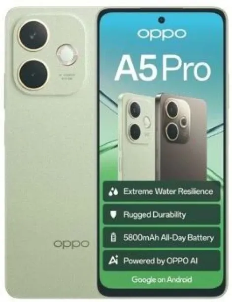 Oppo A5 Pro (Olive Green, 256 GB)