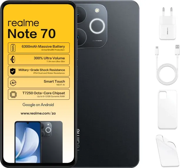 realme note70 (Obsidian Black, 64 GB)