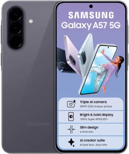 Samsung Galaxy A57 5G Dual Sim (Grey, 256 GB)