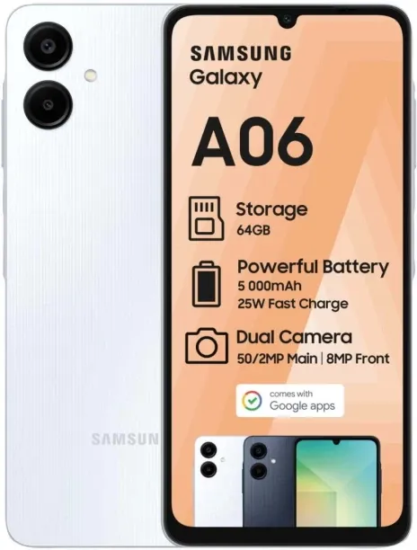 Samsung Galaxy A06 4G DS (Blue, 64 GB)