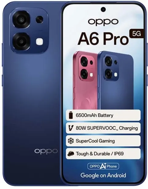 Oppo A6 Pro 5G 256GB Dual Sim (Blue, 256 GB)