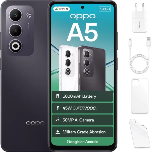 OPPO A5 (Midnight Purple, 128 GB)