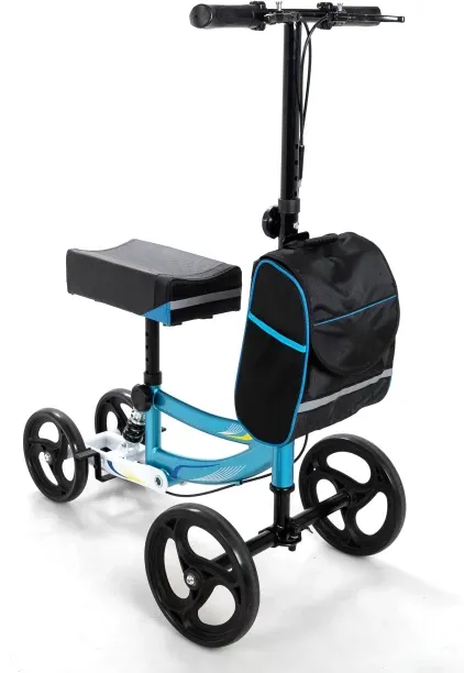 Caremax Folding Knee Scooter With Rear Suspension Mobility Scooter