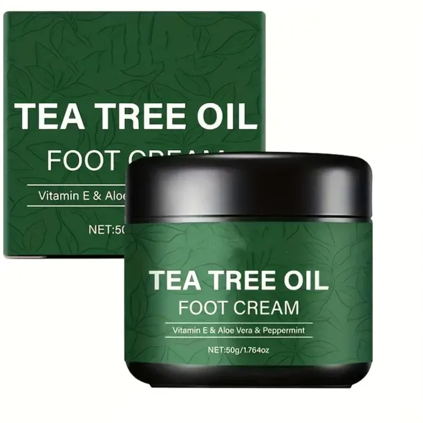 WEIWEISTORE Tea Tree Oil Foot Cream for Cracked Heels & Calluses - Intensive Moisturizing Foot Balm…