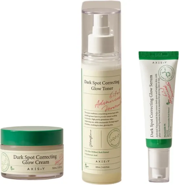 Axis-Y Dark Spot Correcting Serum, Crean and Toner Trio